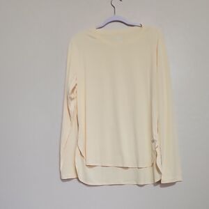 Gradual Pale Yellow Long Sleeve Women's Top